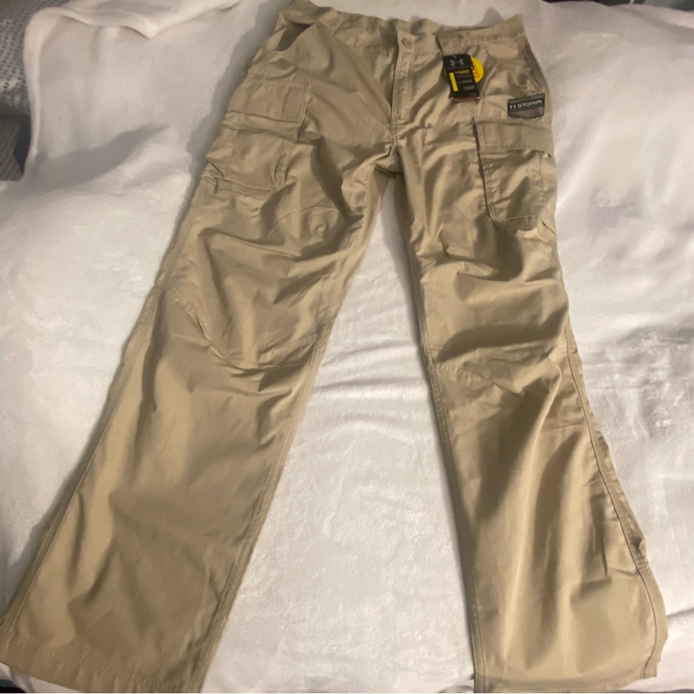 Under Armour Men’s Storm Tactical Cargo Pants 38x34 NWT Tan
